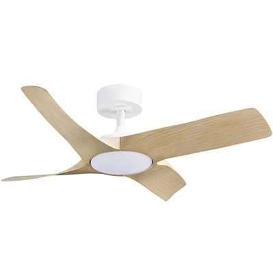 VENTILADOR TECHO LED 4 ASPAS 91 cm 32 W MOTOR DC SIROCO PLUS BEIGE