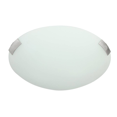 LÁMPARA PLAFON 1 LUZ E27 VIDRIO FROSTED
