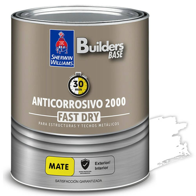 ANTICORROSIVO ALQUIDICO PARA METAL PARA USO EXTERIOR / INTERIOR ESTRUCTURAL 2000 MATE
