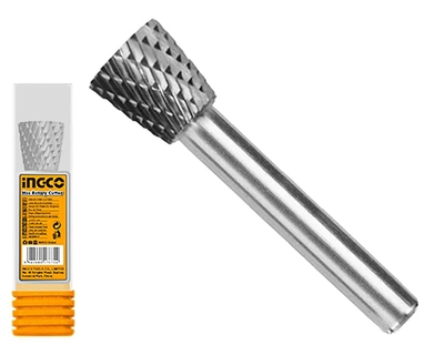 LIMA ROTATIVA CONO INVERTIDO 8 mm ESPIGA LISA 6 mm