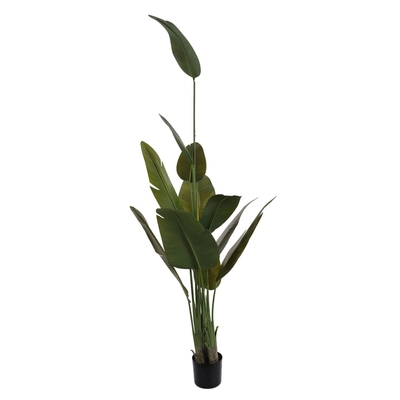 PLANTA ARTIFICIAL 240 cm AVE DEL PARAISO CON MACETA NEGRO