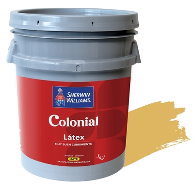 PINTURA LATEX PARA USO EXTERIOR / INTERIOR AZAFRAN COLONIAL LATEX