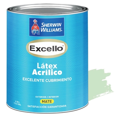 PINTURA LATEX PARA USO EXTERIOR / INTERIOR VERDE ALEGRE EXCELLO LATEX