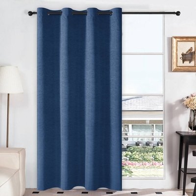 CORTINA PARA SALA 140 cm x 229 cm AZUL MEKONG BLACKOUT