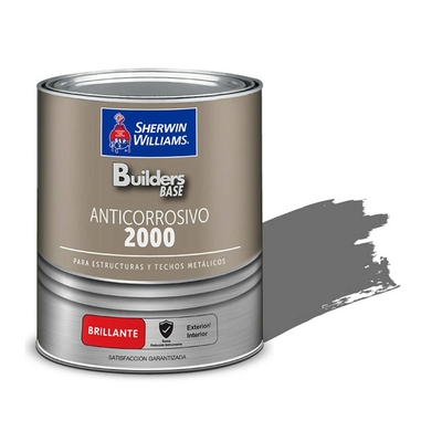ANTICORROSIVO ALQUIDICO PARA METAL PARA USO EXTERIOR / INTERIOR GRIS BRILLANTE ESTRUCTURAL 2000