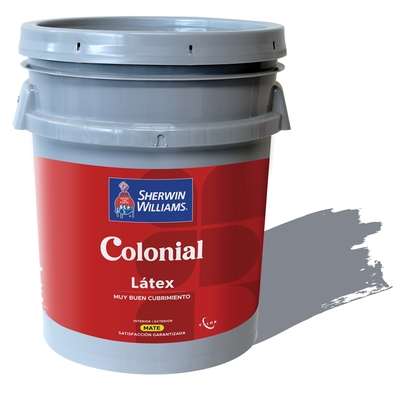 PINTURA LATEX PARA USO EXTERIOR / INTERIOR TORMENTA COLONIAL LATEX MATE