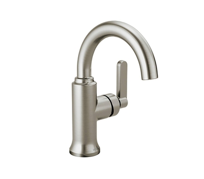 MEZCLADOR LAVABO MONOMANDO NIQUEL CEPILLADO ALUX