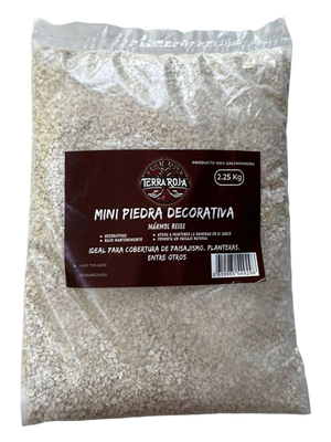 CUBRESUELO PIEDRA MARMOL BEIGE 2.25 kg
