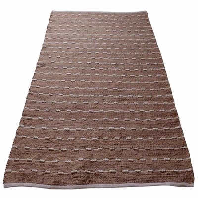 ALFOMBRA PARA SALA 150 cm x 90 cm CAFE CON TEXTURA