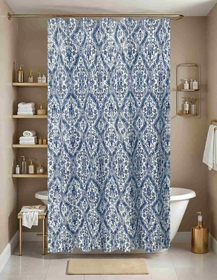 CORTINA MAS LINER PARA BAÑO 177.8 cm x 182.88 cm (70 in x 72 in) POLIESTER/PEVA COLOR VARIADO FIESTA PASTEL