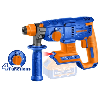 ROTOMARTILLO SDS PLUS 3 BROCAS Y 2 CINCELES BARE TOOL 20 V 2.0 J BATERIA Y CARGADOR POR SEPARADO