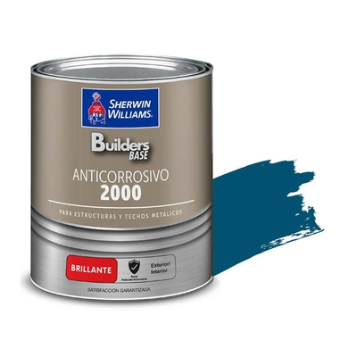 ANTICORROSIVO ALQUIDICO PARA METAL PARA USO EXTERIOR / INTERIOR AZUL BRILLANTE ESTRUCTURAL 2000