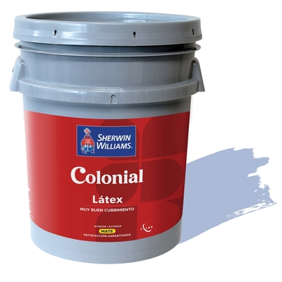 PINTURA LATEX PARA USO EXTERIOR / INTERIOR BABY BLUE COLONIAL LATEX MATE