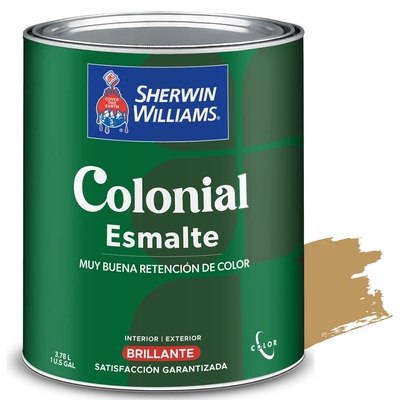 PINTURA ESMALTE PARA USO EXTERIOR / INTERIOR AZAFRAN BRILLANTE COLONIAL ESMALTE