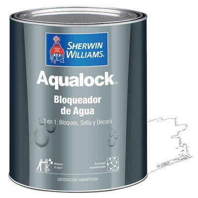 IMPERMEABILIZANTE BLOQUEADOR DE AGUA PARA PAREDES BLANCO AQUALOCK