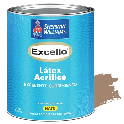 PINTURA LATEX PARA USO EXTERIOR / INTERIOR MOCA FRIO EXCELLO LATEX MATE