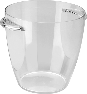 HIELERA PARA CHAMPAN/VINO 25 cm x 20 cm x 20 cm PLASTICO TRANSPARENTE
