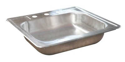 FREGADERO EMPOTRAR ACERO INOXIDABLE 1 POCETA 63.5 cm x 55.88 cm