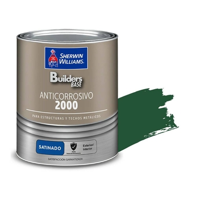 ANTICORROSIVO ALQUIDICO PARA METAL PARA USO EXTERIOR / INTERIOR VERDE SATINADO ESTRUCTURAL 2000