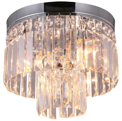 LAMPARA PLAFON INTERIOR 3 LUCES E14 ACRILICO