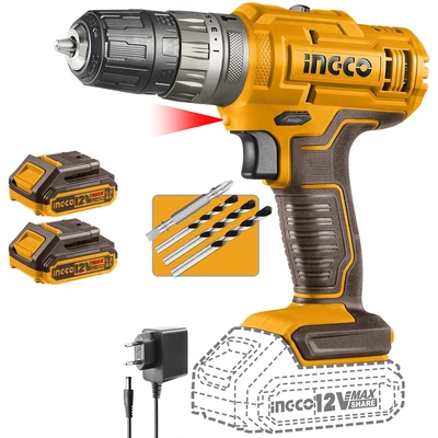 TALADRO PERCUTOR INALAMBRICO 9.53 mm (3/8 in) 12 V 1.5 Ah 25 N.m