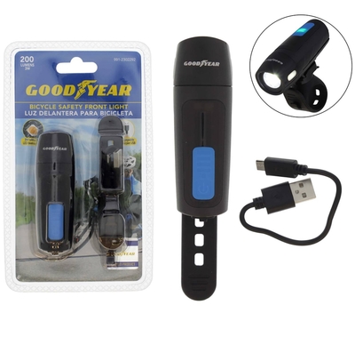 LUZ SEGURIDAD PARA BICICLETA NEGRO/AZUL 3 W