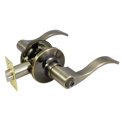 CERRADURA DE MANIJA PARA BAÑO BRONCE ANTIGUO ASTON