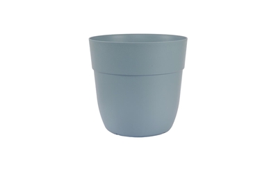 MACETA 27 cm x 28 cm PLASTICO CELESTE AVIV