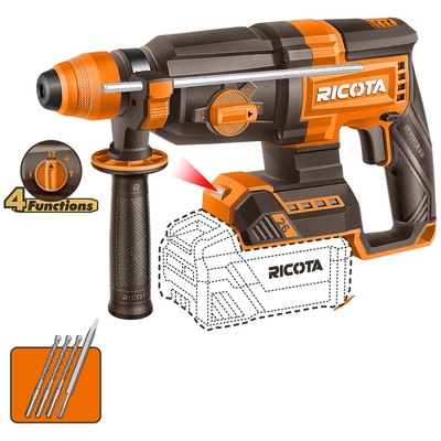 ROTOMARTILLO INALAMBRICO SDS PLUS 25 mm 25 V 2.5 J NO INCLUYE BATERIA Y CARGADOR