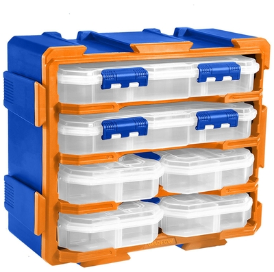 CAJA ORGANIZADOR MODULAR PLASTICO 38 cm x 18.2 cm x 32 cm