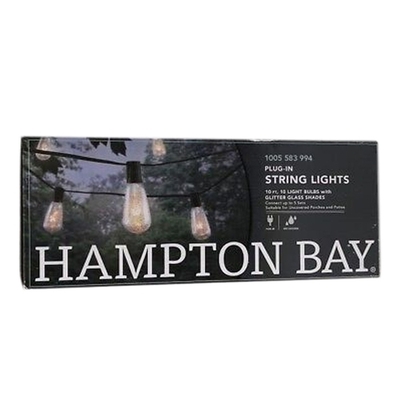 GUIA INTERIOR VINTAGE LED 10 LUCES E16 3 m