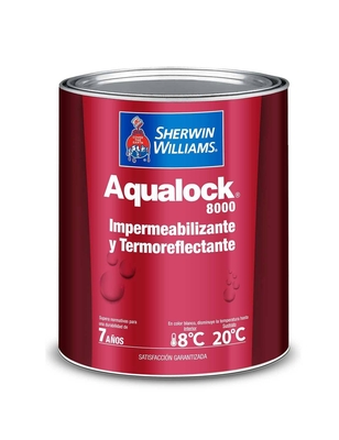 IMPERMEABILIZANTE Y TERMOREFLECTANTE PARA TECHO LOSAS Y PAREDES NEGRO AQUALOCK 8000