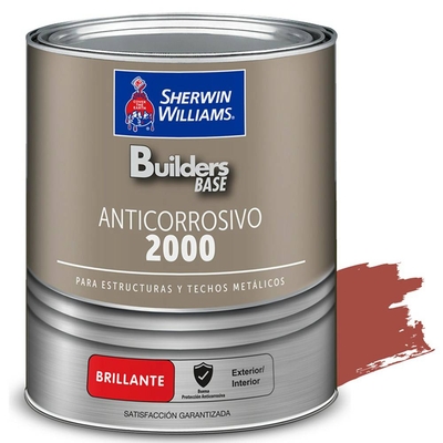 ANTICORROSIVO ALQUIDICO PARA METAL PARA USO EXTERIOR / INTERIOR ROJO BRILLANTE ESTRUCTURAL 2000