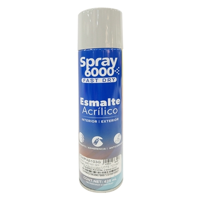PINTURA SPRAY PRIMER ACRILICO 6000 FAST DRY GRIS 425 mL