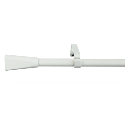 GALERIA DECORATIVA 19 mm x 120 cm - 210 cm METAL BLANCO POMMEL