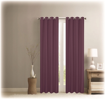 CORTINA PARA SALA 140 cm x 229 cm ROJO VINO BLAIR JACQUARD