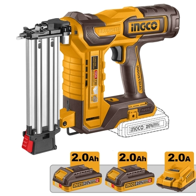 CLAVADORA INALAMBRICA MADERA 20 V 2.0 Ah