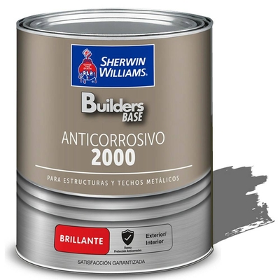 ANTICORROSIVO ALQUIDICO PARA METAL PARA USO EXTERIOR / INTERIOR GRIS BRILLANTE ESTRUCTURAL 2000