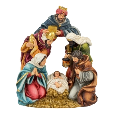 NACIMIENTO NAVIDAD 20.5 cm x 14 cm x 23.5 cm CERAMICA MULTICOLOR
