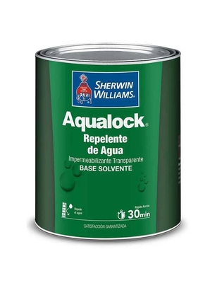 IMPERMEABILIZANTE REPELENTE DE AGUA BASE SOLVENTE PARA PAREDES Y MUROS TRANSPARENTE AQUALOCK