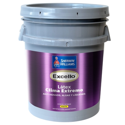 PINTURA LATEX CLIMA EXTREMO PARA USO EXTERIOR / INTERIOR BLANCO EXCELLO LATEX
