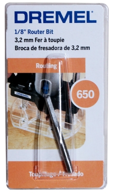BROCA FRESADORA RECTA PARA MADERA 3.18 mm (1/8 in) DREMEL