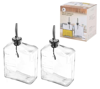 ACEITERA-VINAGRERA 450 mL VIDRIO TRANSPARENTE
