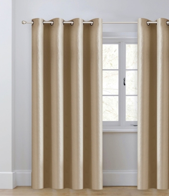 CORTINA PARA SALA 140 cm x 229 cm DORADO LUSETTLE BLACKOUT