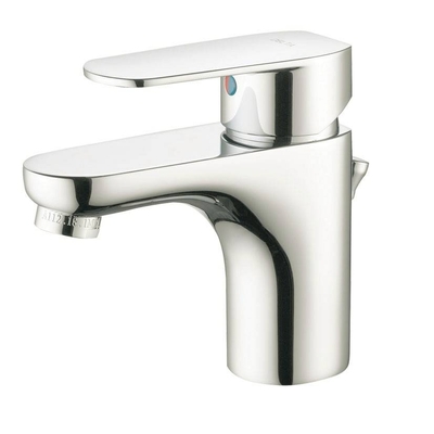 MEZCLADOR LAVABO MONOMANDO CROMADO 1 AGUJERO CUELLO BAJO ELEMETRO