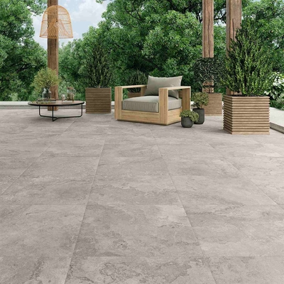 PORCELANATO 60 cm x 60 cm x 9.5 mm LAKOS LAKOS GRIS BRILLANTE CAJA DE 1.08 m2 ESP