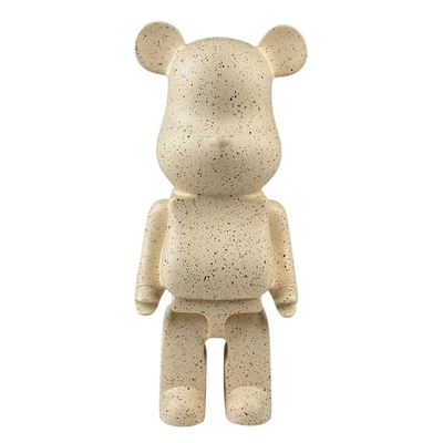 FIGURA OSO DECORATIVO 26.5 cm x 11.8 cm CERAMICA CREMA