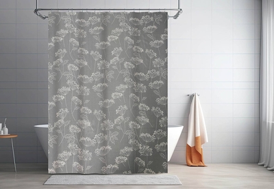 CORTINA MAS LINER PARA BAÑO 177.8 cm x 182.88 cm (70 in x 72 in) POLIESTER/PEVA COLOR VARIADO FIESTA PASTEL