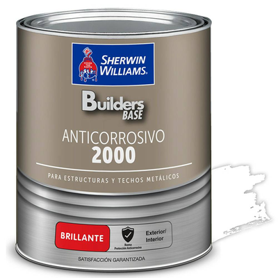 ANTICORROSIVO ALQUIDICO PARA METAL PARA USO EXTERIOR / INTERIOR BRILLANTE ESTRUCTURAL 2000
