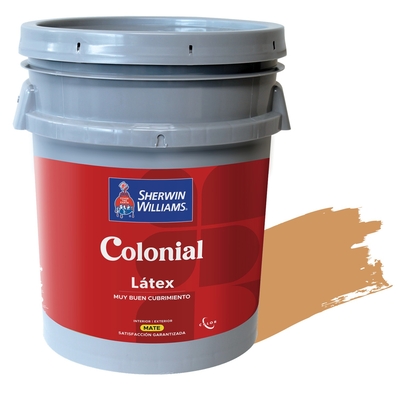 PINTURA LATEX PARA USO EXTERIOR / INTERIOR MANDARINA COLONIAL LATEX